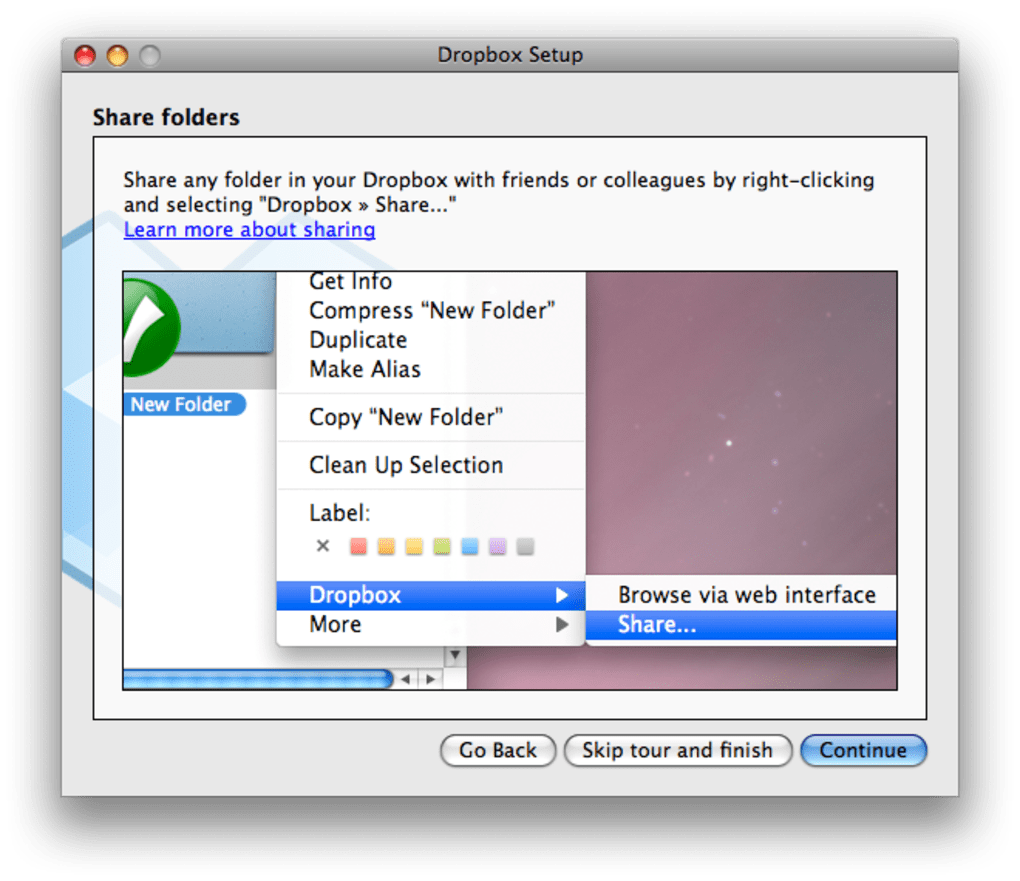 dropbox download mac os x 10.6 8